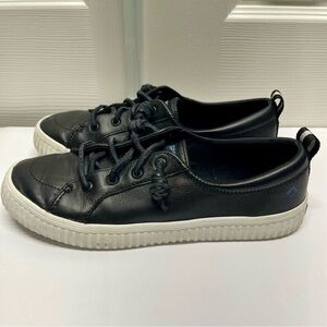 Sperry Top Sider  Women’s Black Shoes Size 8.5 Slip On